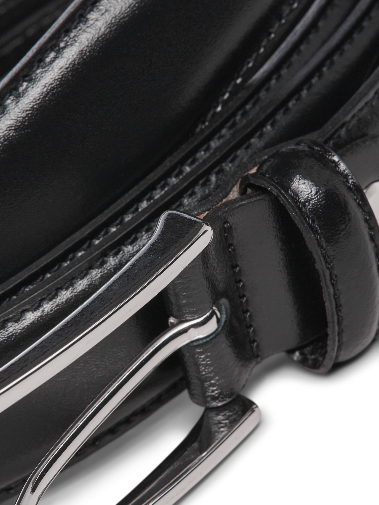 Jack & Jones Plus Size Leather Belt -Black - 12243635