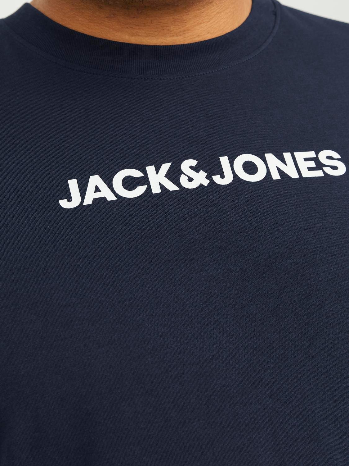 Jack & Jones Plus Size T-shirt Effet colour block -Navy Blazer - 12243653