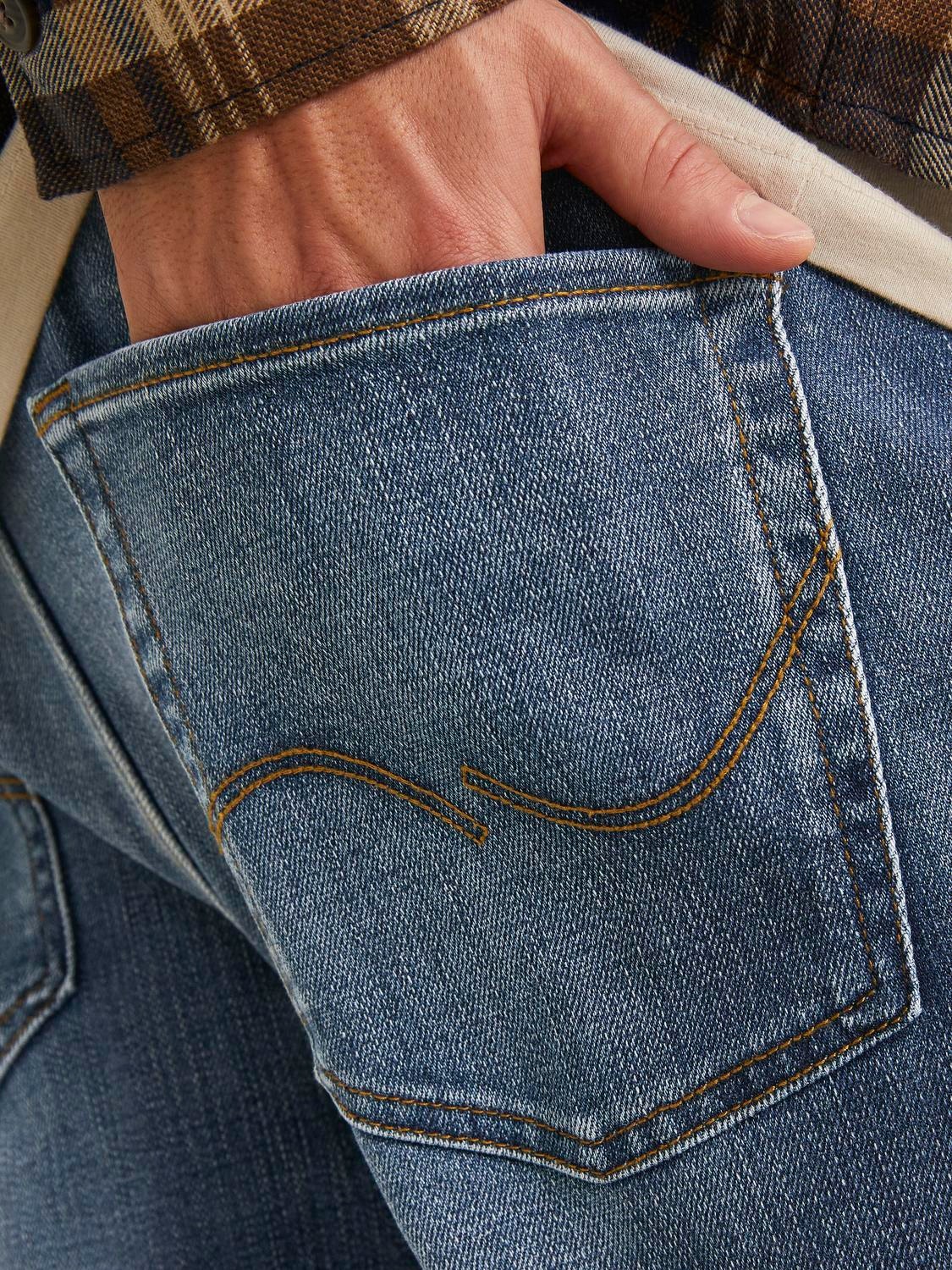 JJIERIK JJORIGINAL GE 410 SN Tapered fit jeans, Medium Blue