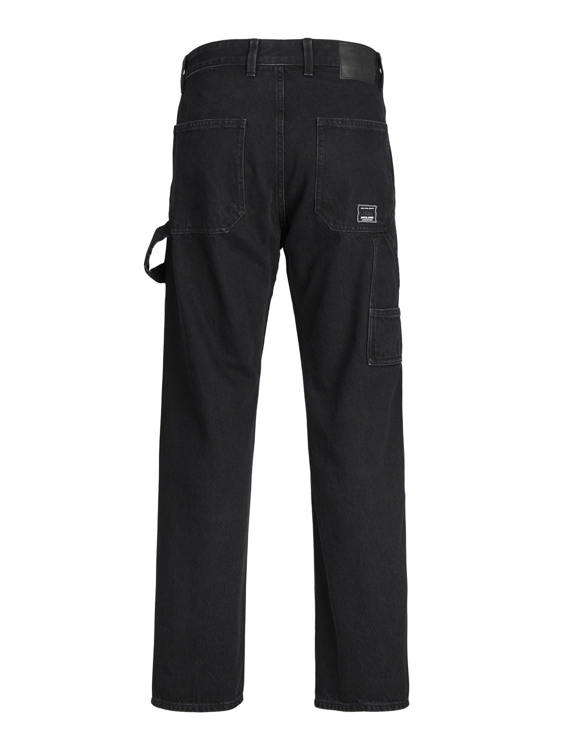 Jack & Jones JJIEDDIE JJUTILITY SBD 306 SN Loose fit jeans -Black Denim - 12243773