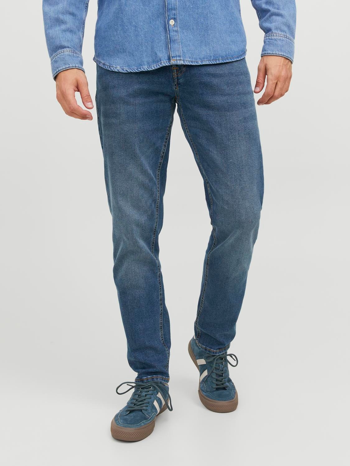 Jack & Jones JJIMIKE JJORIGINAL SQ 307 Tapered fit jeans -Blue Denim - 12243802