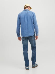 Jack & Jones JJIMIKE JJORIGINAL SQ 307 Tapered fit jeans -Blue Denim - 12243802