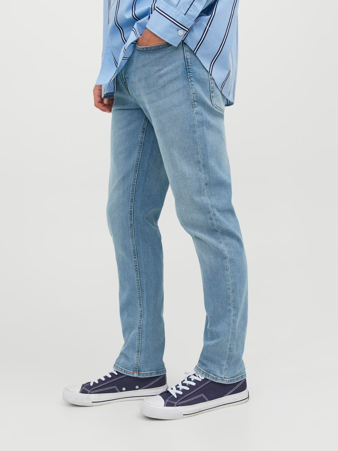 Jack & Jones JJICLARK JJORIGINAL LIGHT BLUE Regular fit Jeans -Blue Denim - 12243806