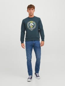 Jack & Jones JJIGLENN JJORIGINAL SDL JJ 327 Jean slim -Blue Denim - 12243807