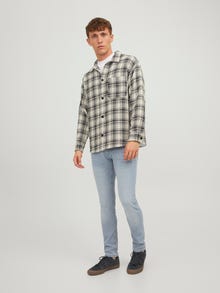 Jack & Jones JJIGLENN JJORIGINAL SQ 437 Priglundantys džinsai -Blue Denim - 12243810