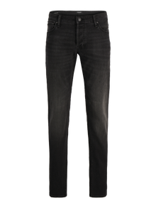 Jack & Jones JJIGLENN JJORIGINAL AT 354 Тънки дънки -Black Denim - 12243816