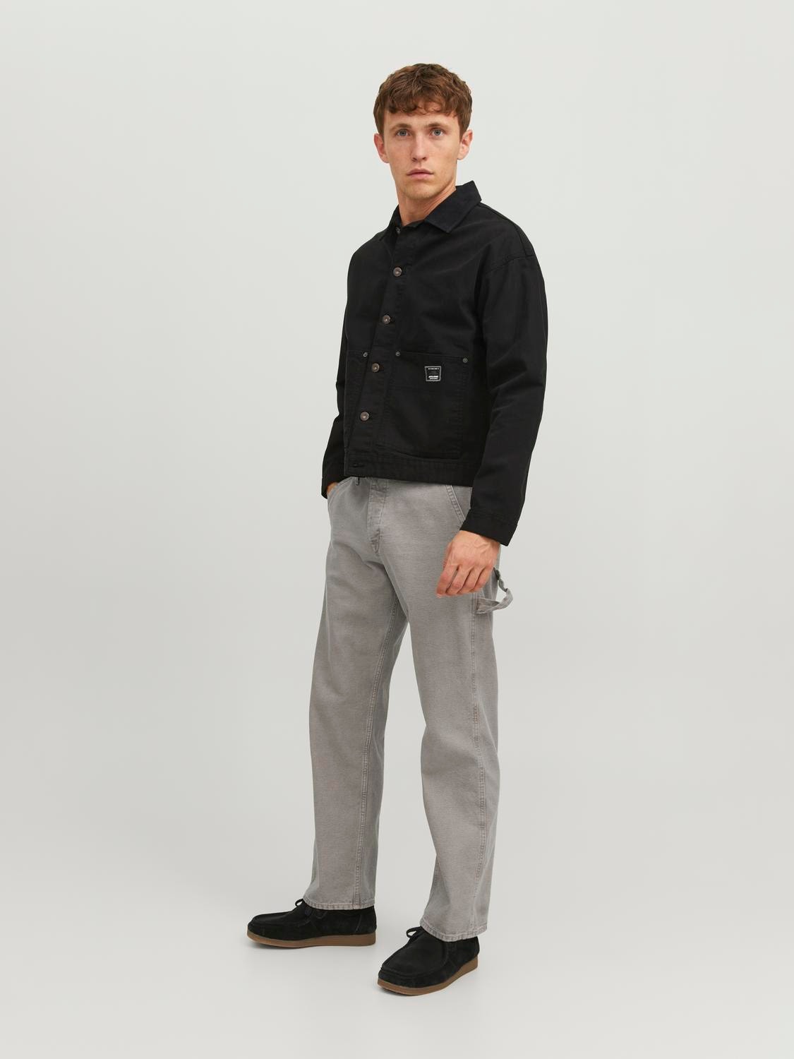 Jack & Jones JJIEDDIE JJUTILITY SBD 325 SN Loose fit Džíny -Atmosphere - 12243887