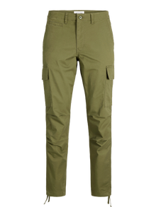 Jack & Jones Pantalon cargo Carrot fit -Olive Night - 12243917