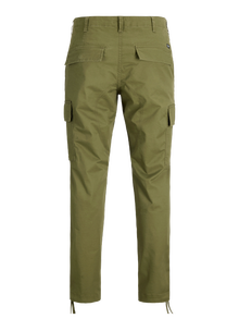 Jack & Jones Carrot Fit Cargo trousers -Olive Night - 12243917
