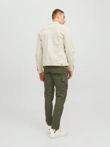 Jack & Jones Carrot fit Cargobukse -Olive Night - 12243917