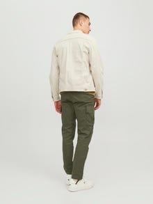 Jack & Jones Carrot Fit Cargo trousers -Olive Night - 12243917