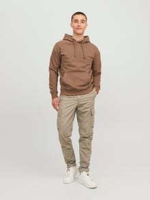 Jack & Jones Siaurėjantis kirpimas Cargo kelnės -Dune - 12243917