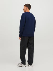 Jack & Jones Logotyp Crewneck tröja -Navy Blazer - 12243922