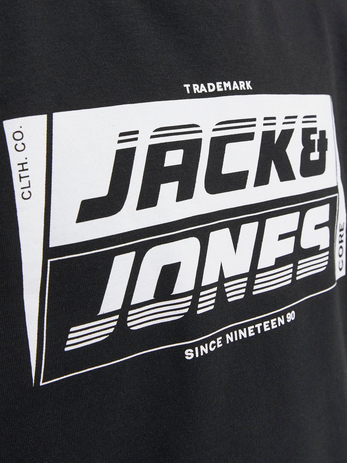 Jack & Jones Logó Személyzeti nyakú pulóver -Black - 12243922