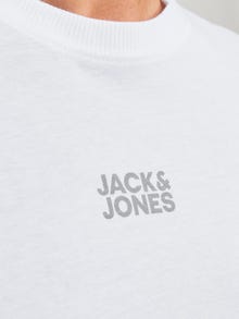 Jack & Jones T-shirt Con logo Girocollo -White - 12244027