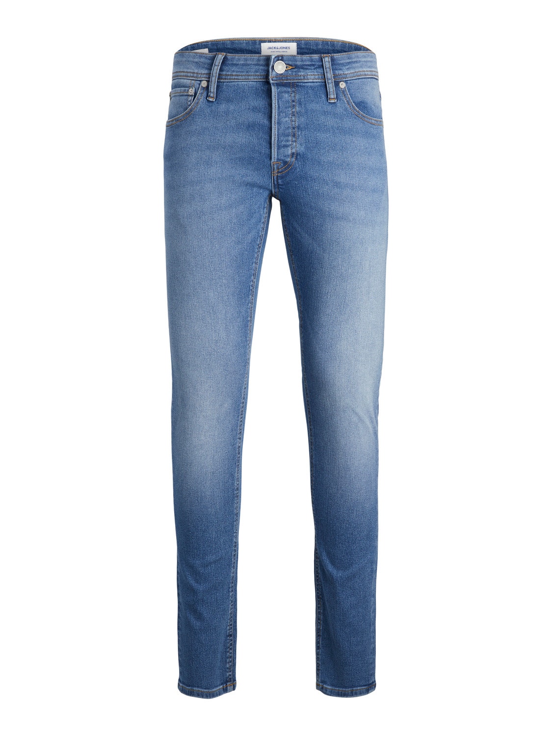 Jack & Jones JJIGLENN JJORIGINAL MF 071 Slim fit Džinsai For boys -Blue Denim - 12244073