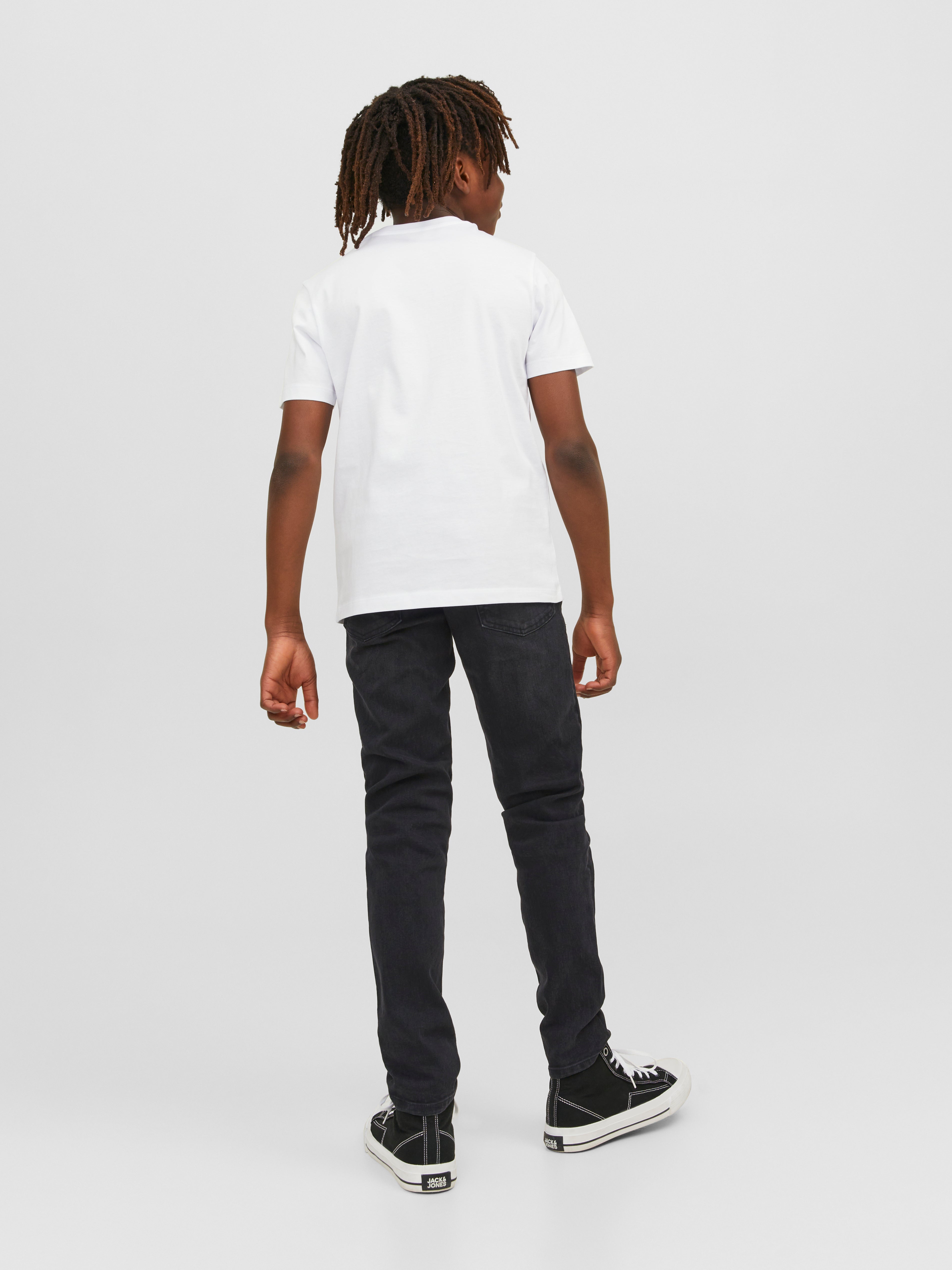 Jeans JACK&JONES JUNIOR Jjiglenn - Taglia 8-10 Anni, Cotone 100%, Vita Media, Slim - Foto 5