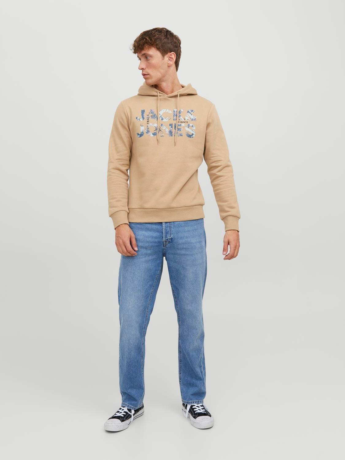 Jack & Jones Felpa con cappuccio Con logo -Tannin - 12244076