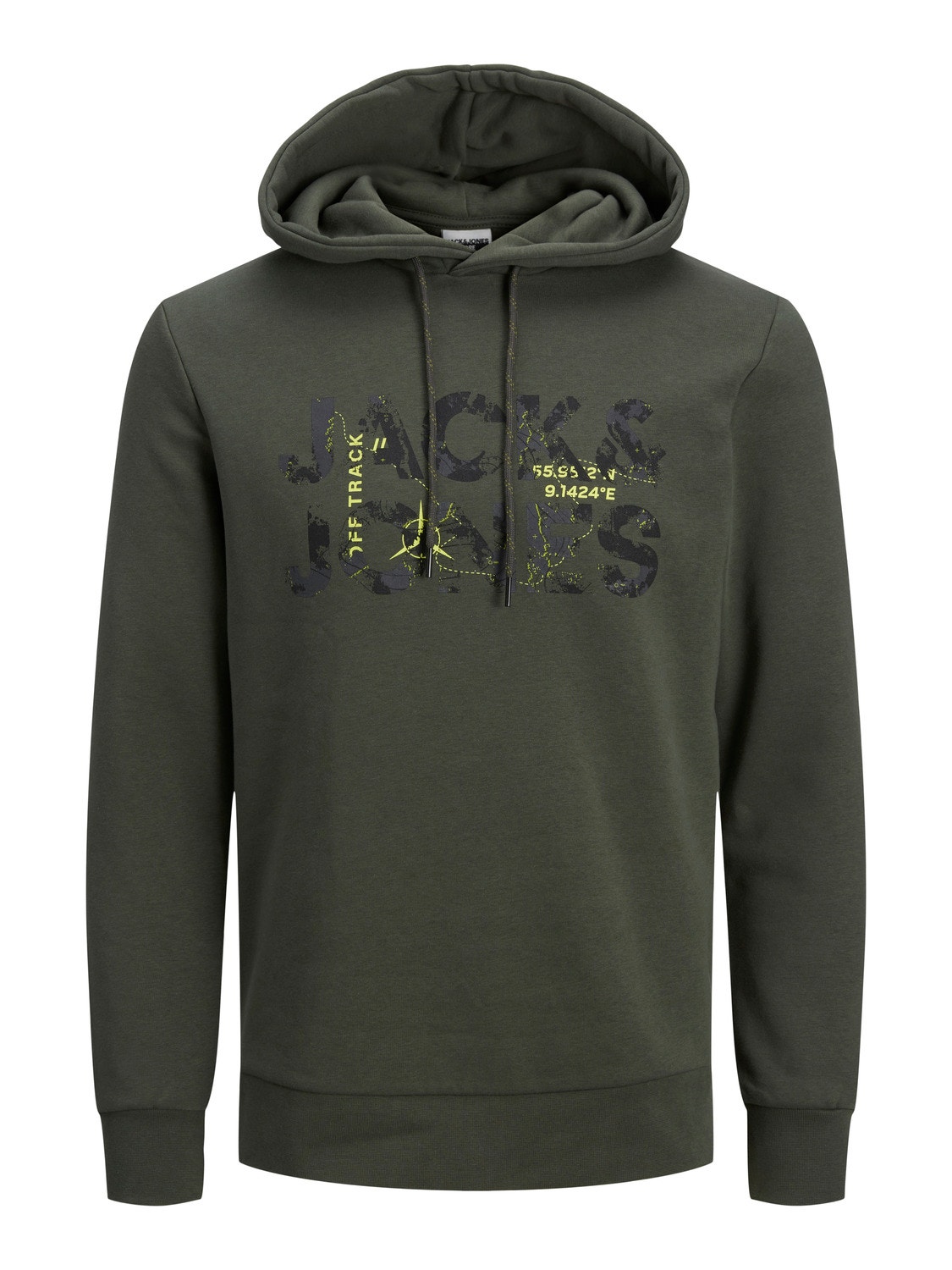 Jack & Jones Logo Kapuzenpullover -Forest Night - 12244076