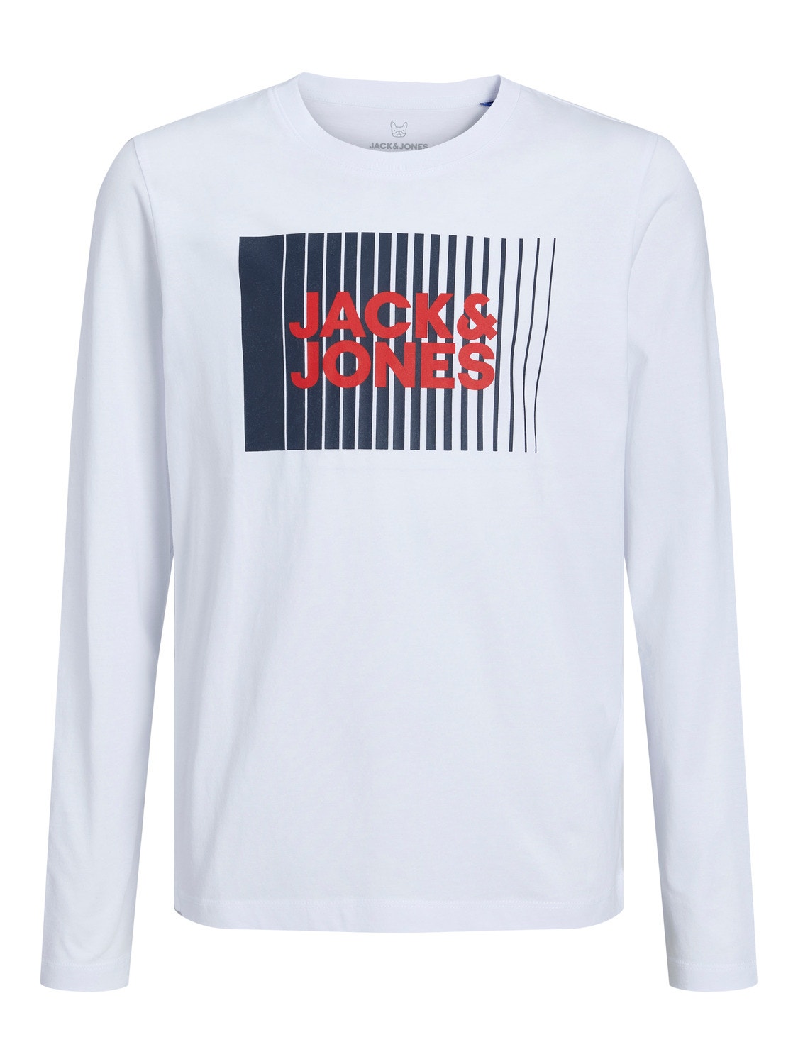 Jack & Jones Logotipas Marškinėliai For boys -White - 12244209