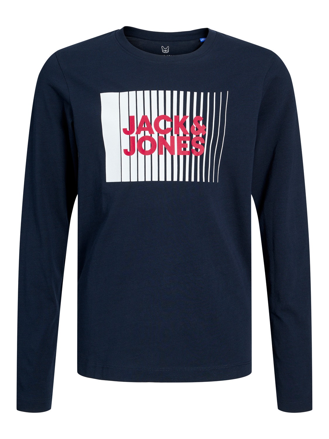 Jack & Jones Logo T-shirt Für jungs -Navy Blazer - 12244209