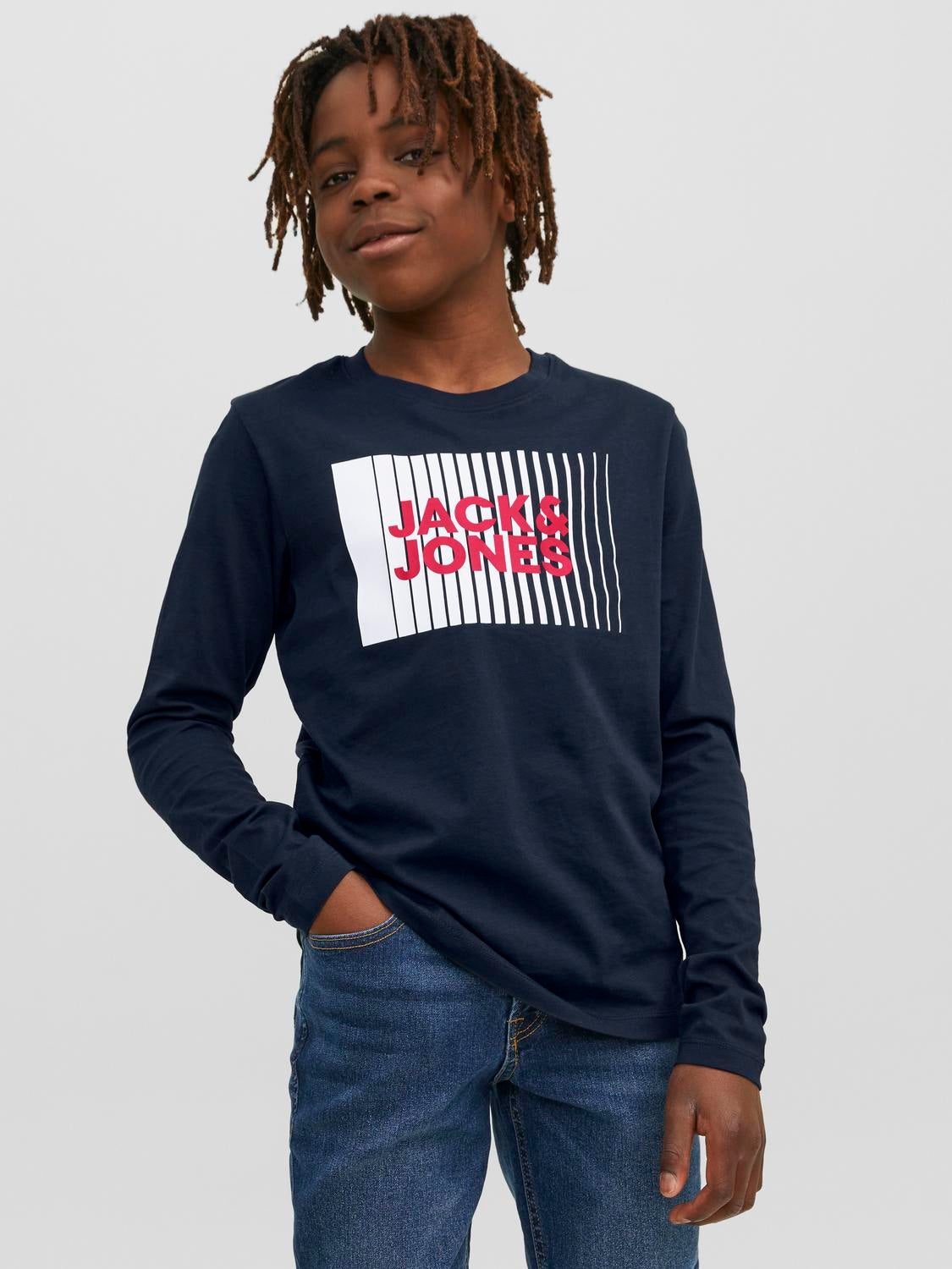 T-shirt Logo Pour Les Garçons - Jack & Jones - Modalova