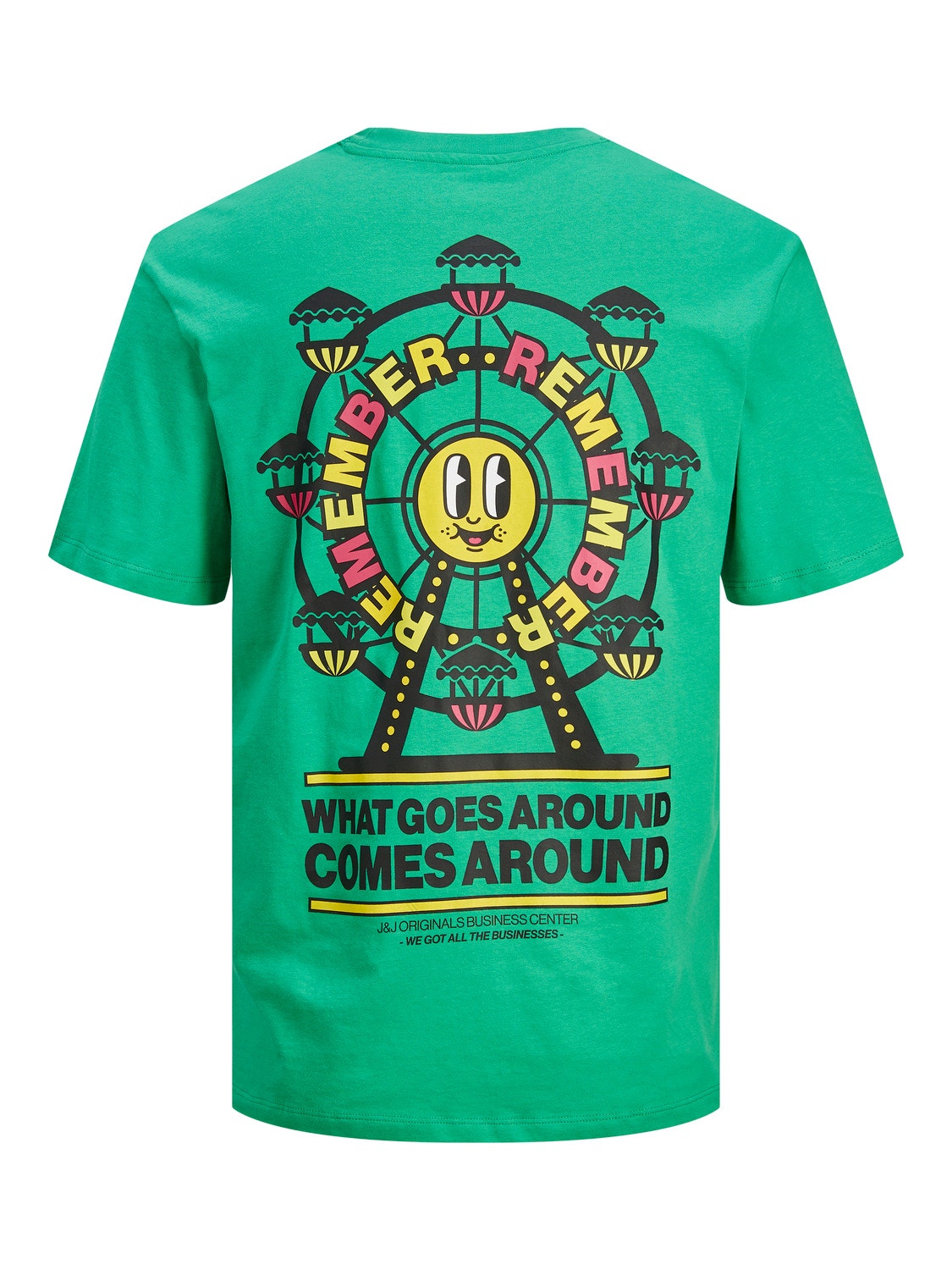 Jack & Jones Gedruckt Rundhals T-shirt -Holly Green - 12244559
