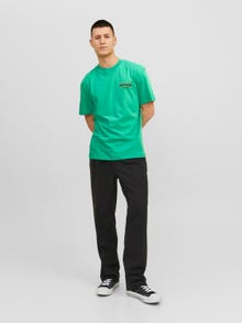 Jack & Jones Gedruckt Rundhals T-shirt -Holly Green - 12244559