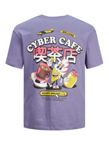 Jack & Jones T-shirt Imprimé Col rond -Twilight Purple - 12244559