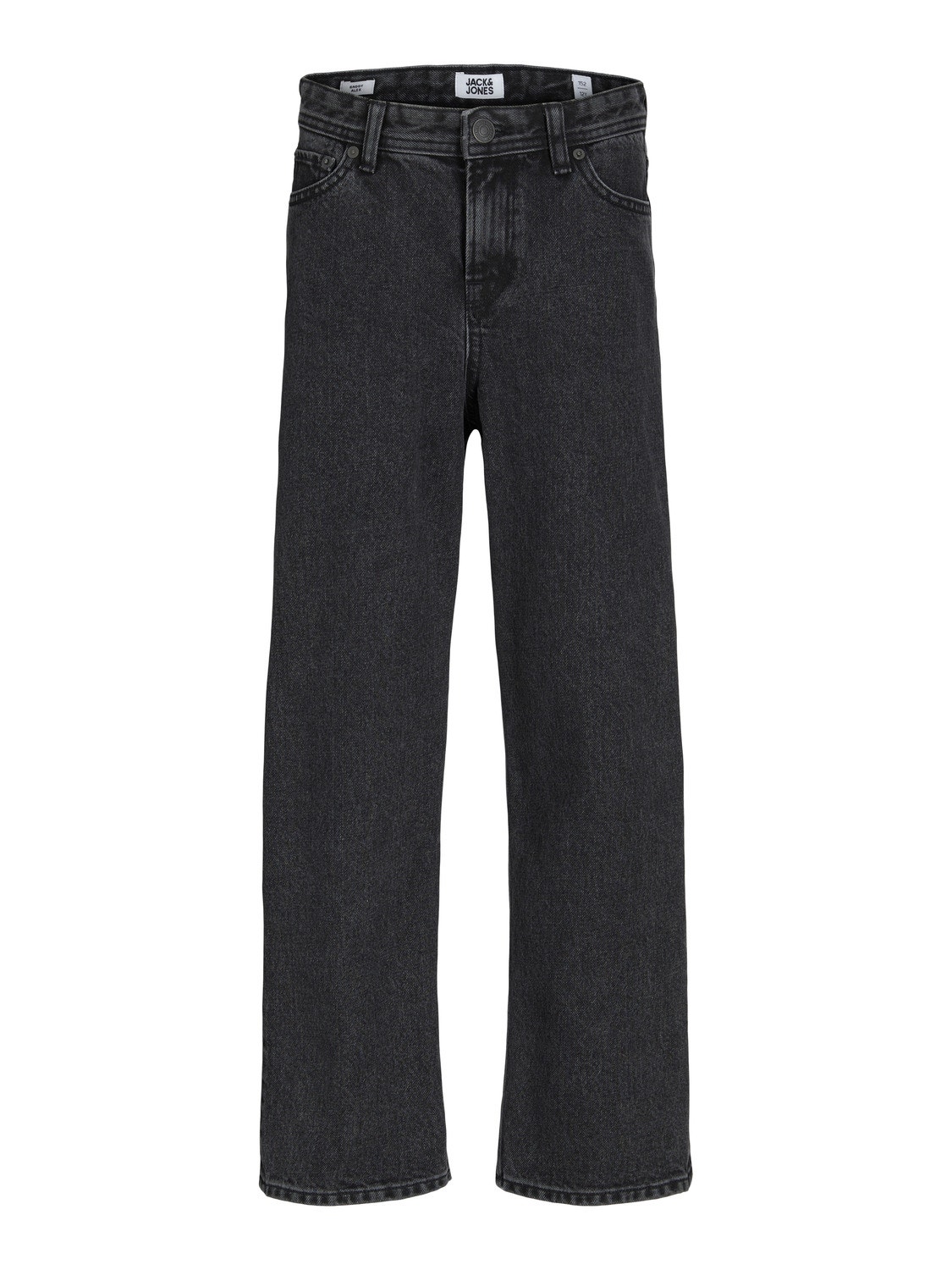 Jack & Jones JJIALEX JJIORIGINAL MF 823 Baggy fit jeans For boys -Black Denim - 12244624