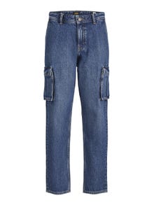 Jack & Jones JJICHRIS JJCARGO SBD 313 Jeans relaxed fit Per Bambino -Blue Denim - 12244829