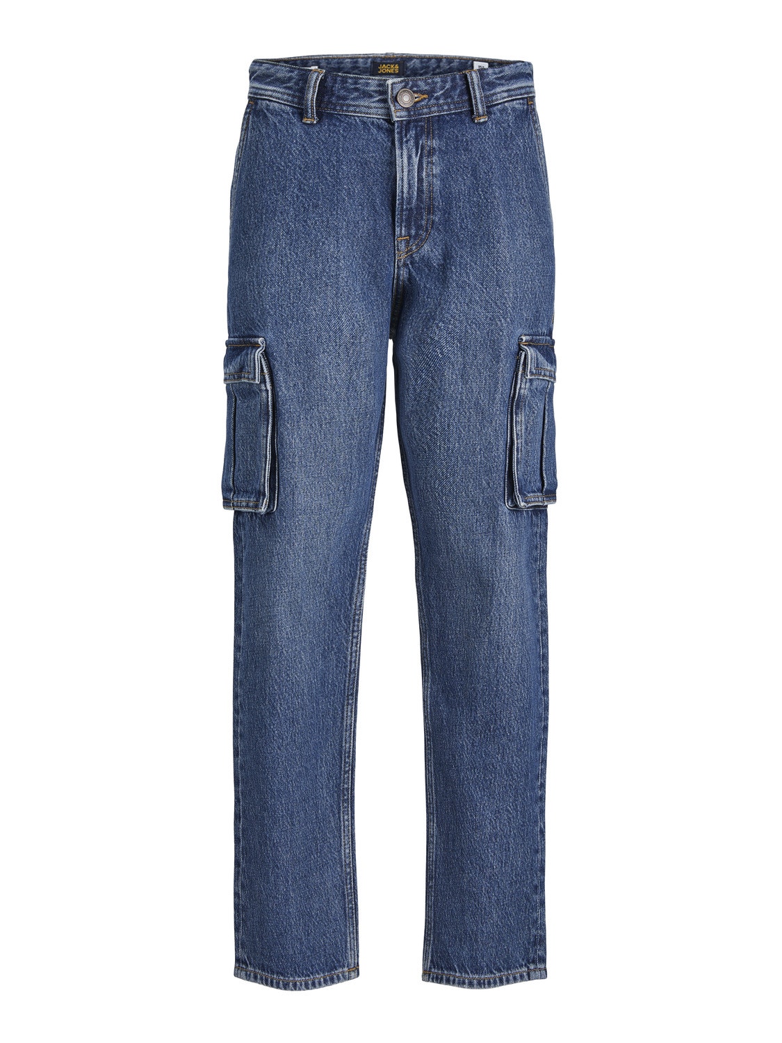 Jack & Jones JJICHRIS JJCARGO SBD 313 Relaxed fit farmer Ifjúsági -Blue Denim - 12244829