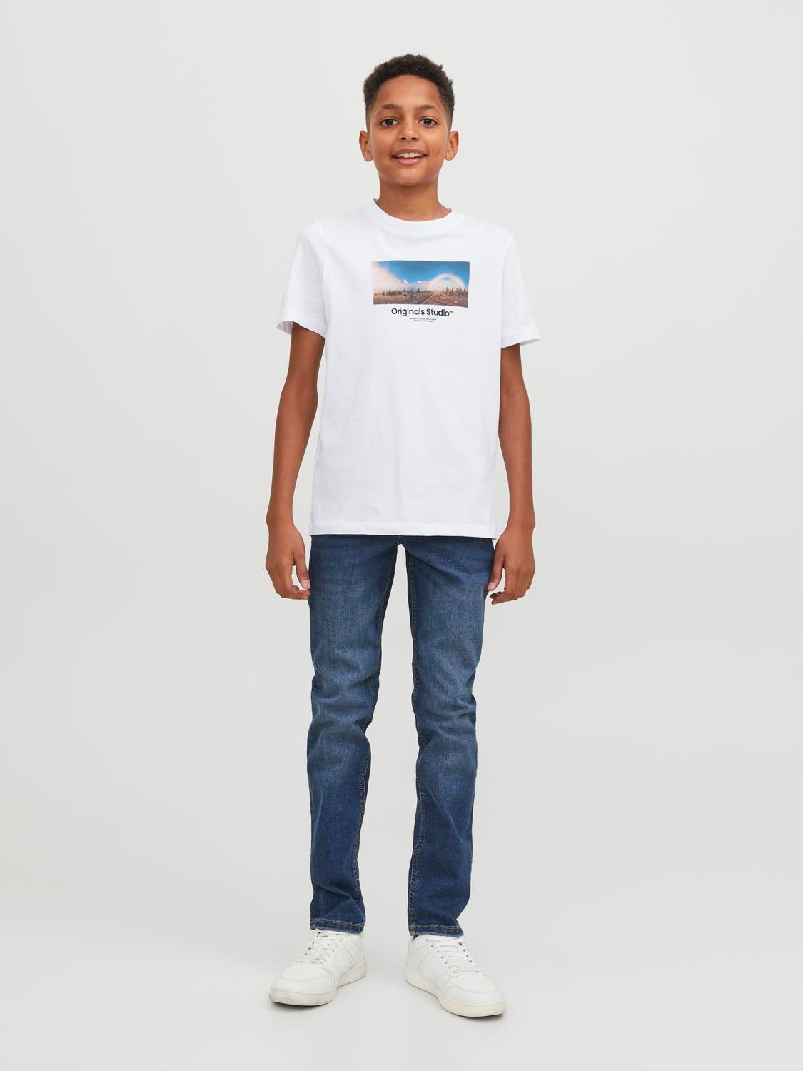 JJIWHGLENN JJIORIGINAL SQ 327 Slim fit farmer Ifjúsági