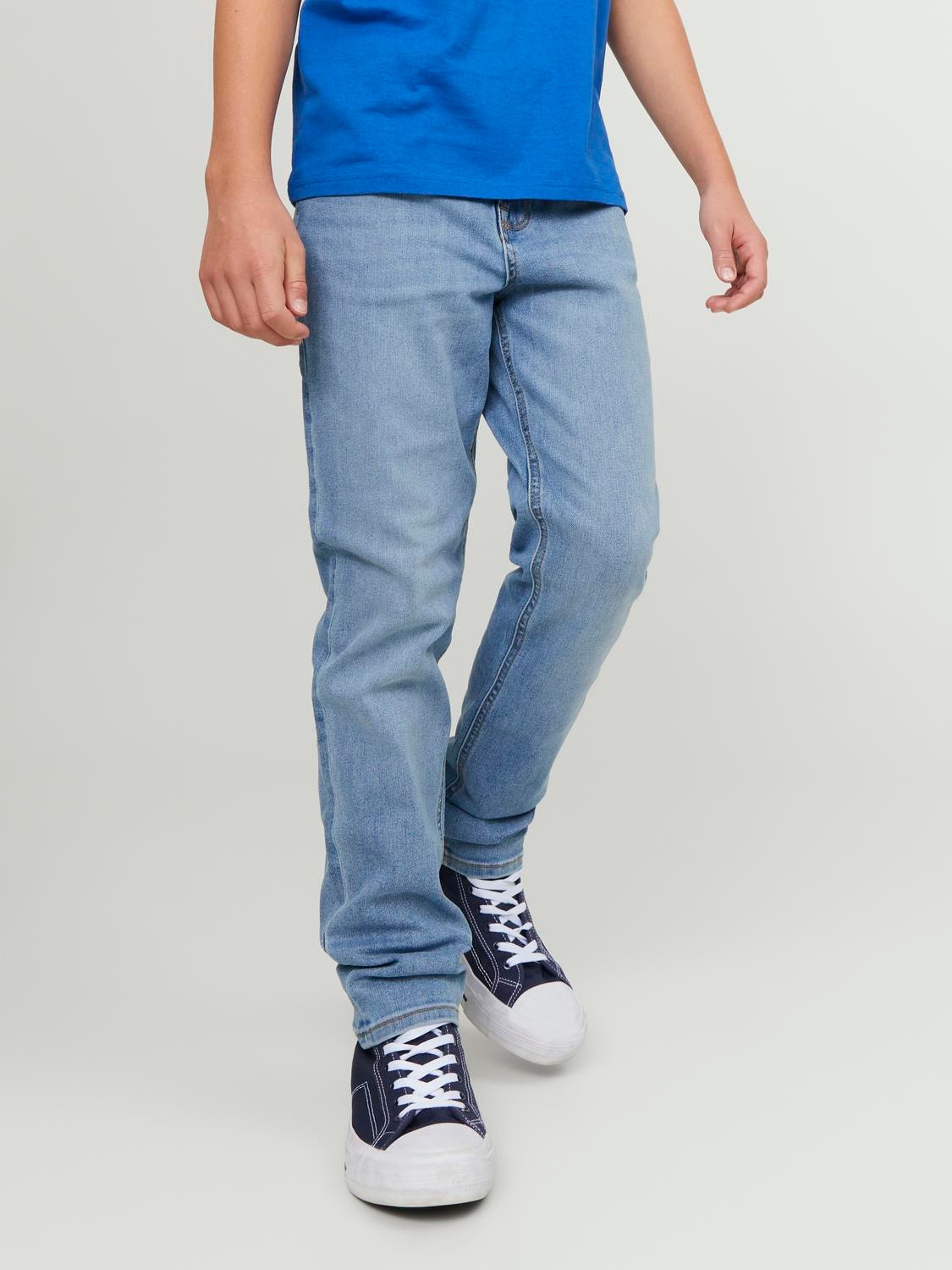 Jack & Jones JJIWHCLARK JJIORIGINAL SQ 436 Regular fit jeans Til drenge -Blue Denim - 12244867