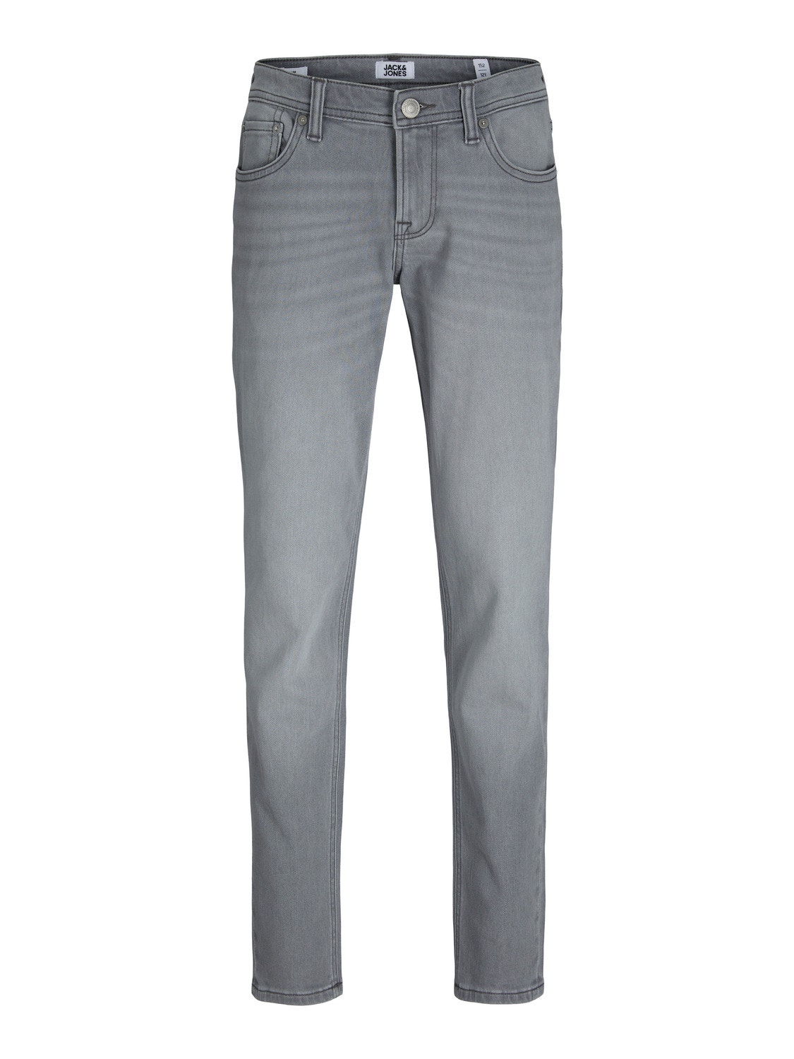 Jack & Jones JJIWHGLENN JJICON SQ 134 Slim fit jeans Til drenge -Grey Denim - 12244884