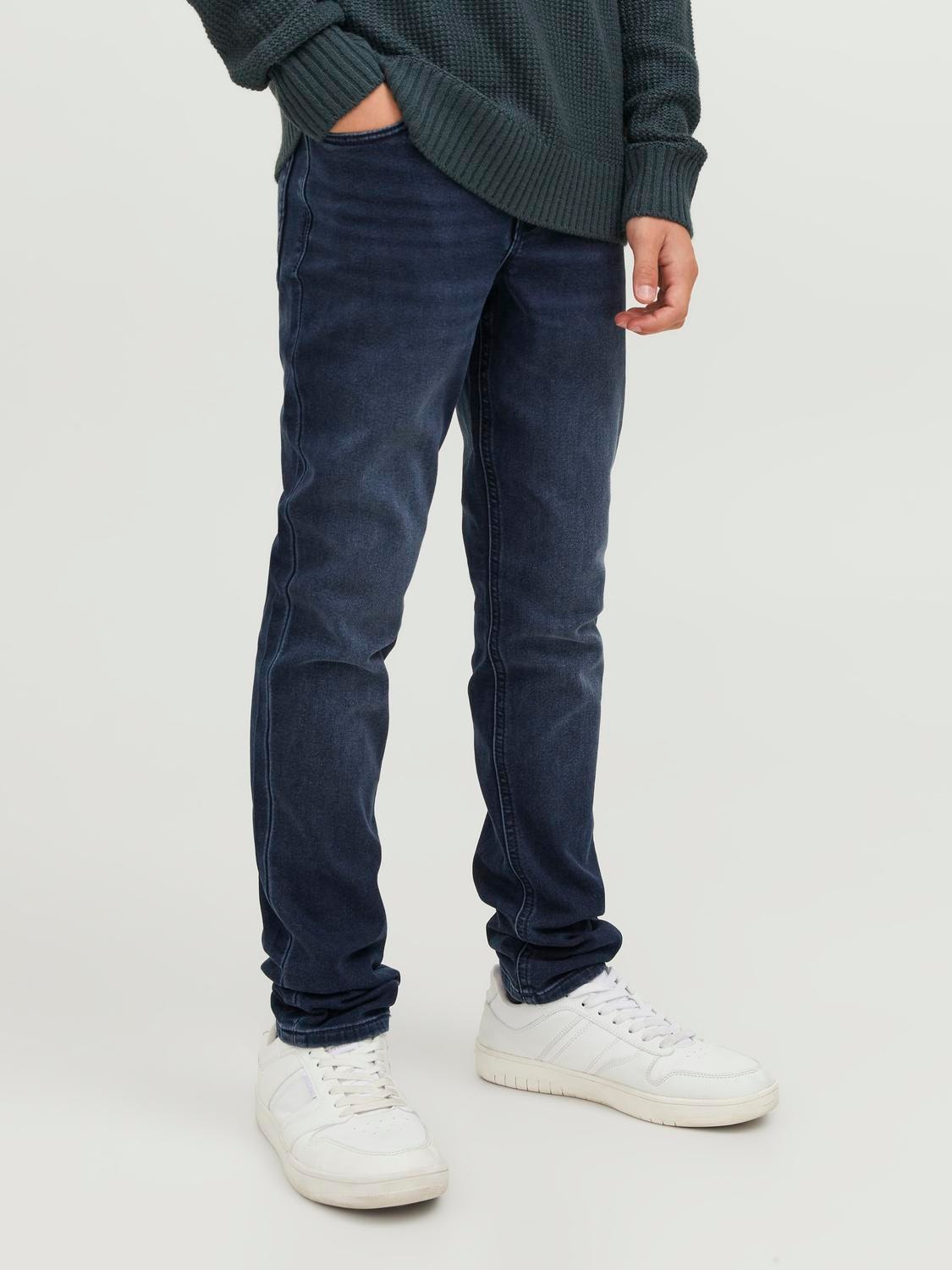 Jack & Jones JJIWHGLENN JJICON SQ 139 Slim fit jeans Voor jongens -Blue Denim - 12244888