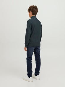 Jack & Jones JJIWHGLENN JJICON SQ 139 Jeans Slim Fit Para meninos -Blue Denim - 12244888