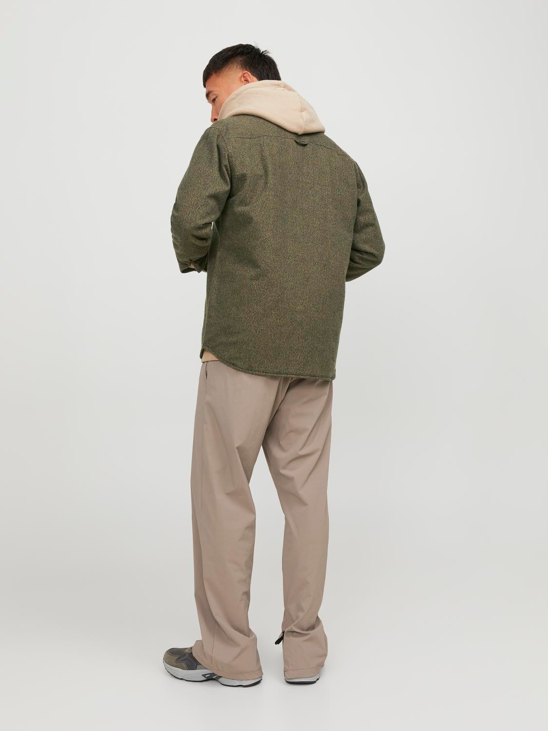 Jack & Jones Relaxed Fit Overshirt -Olive Night - 12244891