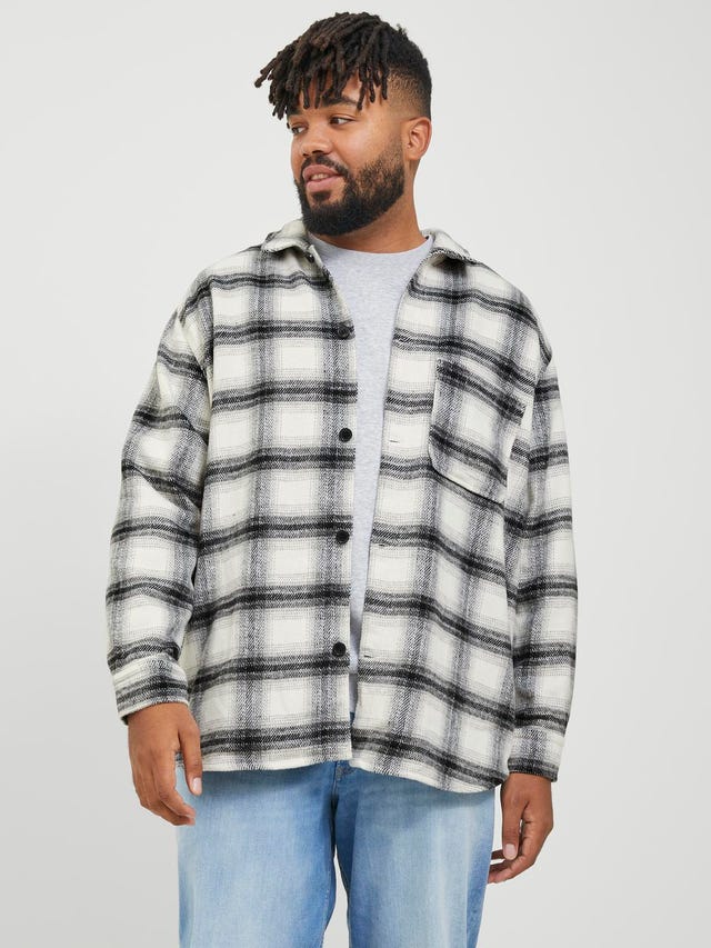 Jack & Jones Plus Size Relaxed Fit Overshirt - 12244906