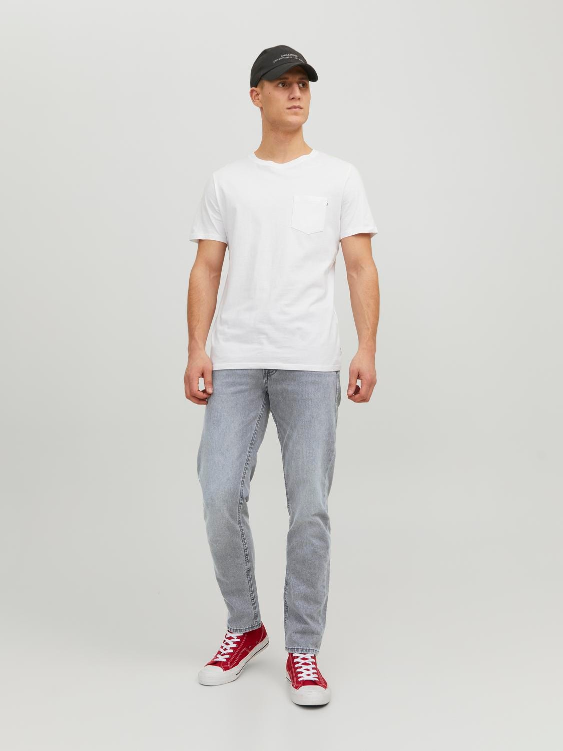 JJIMIKE JJORIGINAL CJ 020 Tapered fit jeans | Medium Grey | Jack & Jones®