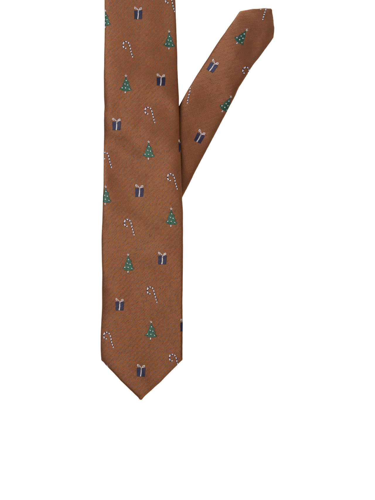 Jack & Jones X-mas Cravate Polyester recyclé -Rust - 12245083