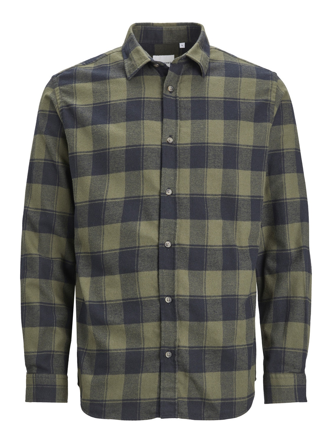 Jack & Jones Slim Fit Geruit overhemd -Forest Night - 12245084