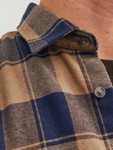 Jack & Jones Slim Fit Checked shirt -Otter - 12245084