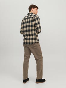 Jack & Jones Slim Fit Geruit overhemd -Crockery - 12245084