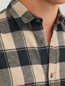 Jack & Jones Slim Fit Ternet skjorte -Crockery - 12245084