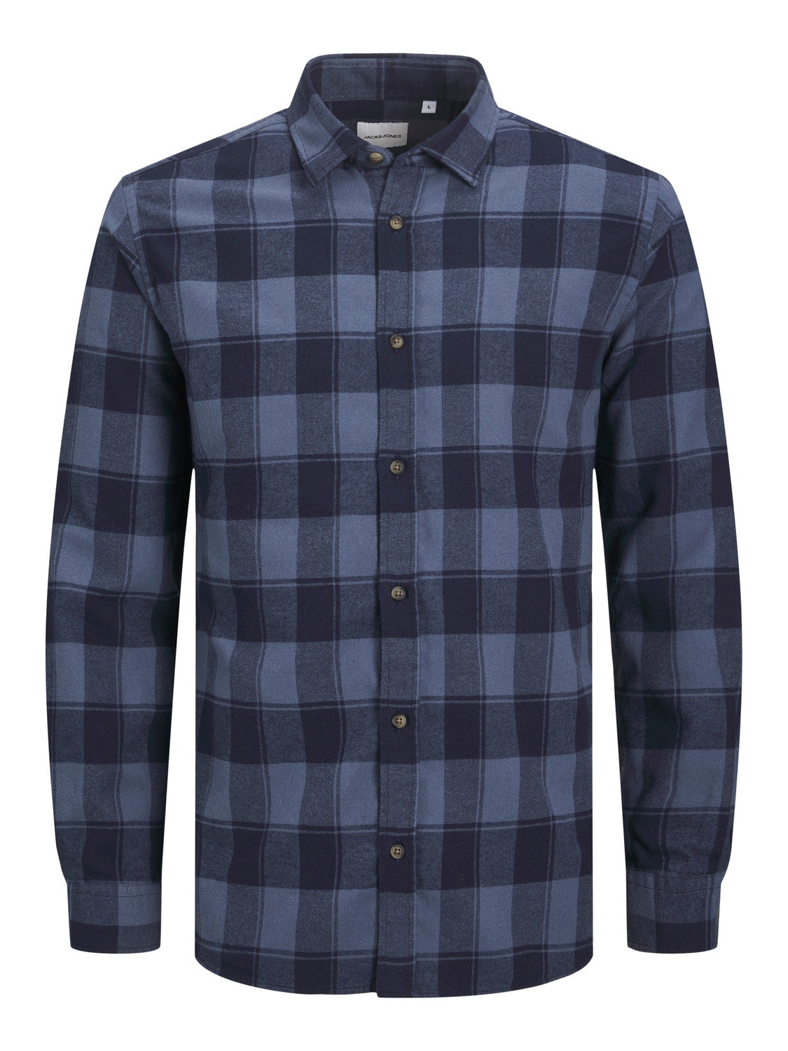 Jack & Jones Chemise à carreaux Slim Fit -Vintage Indigo - 12245084