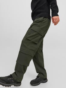 Jack & Jones Wide Fit „Cargo“ stiliaus kelnės -Rosin - 12245086
