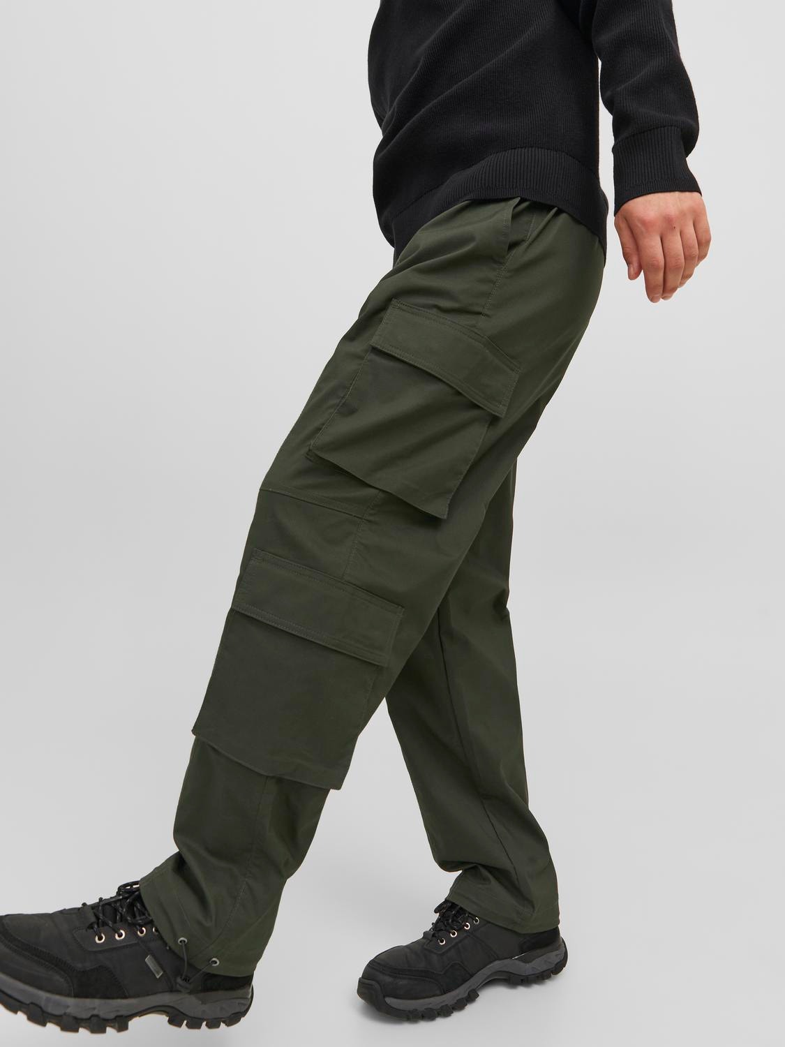 Jack & Jones Wide Fit Cargo nadrág -Rosin - 12245086