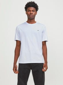 Jack & Jones Basic Apskritas kaklas Marškinėliai -White - 12245087