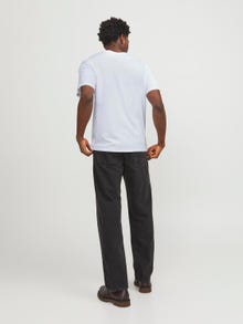 Jack & Jones Basic Ronde hals T-shirt -White - 12245087